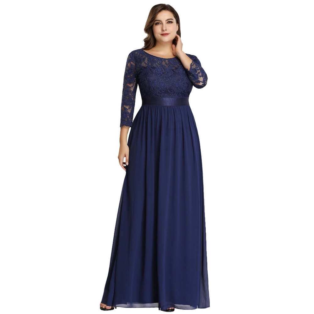 Ever Pretty Navy Blue Evening Dress